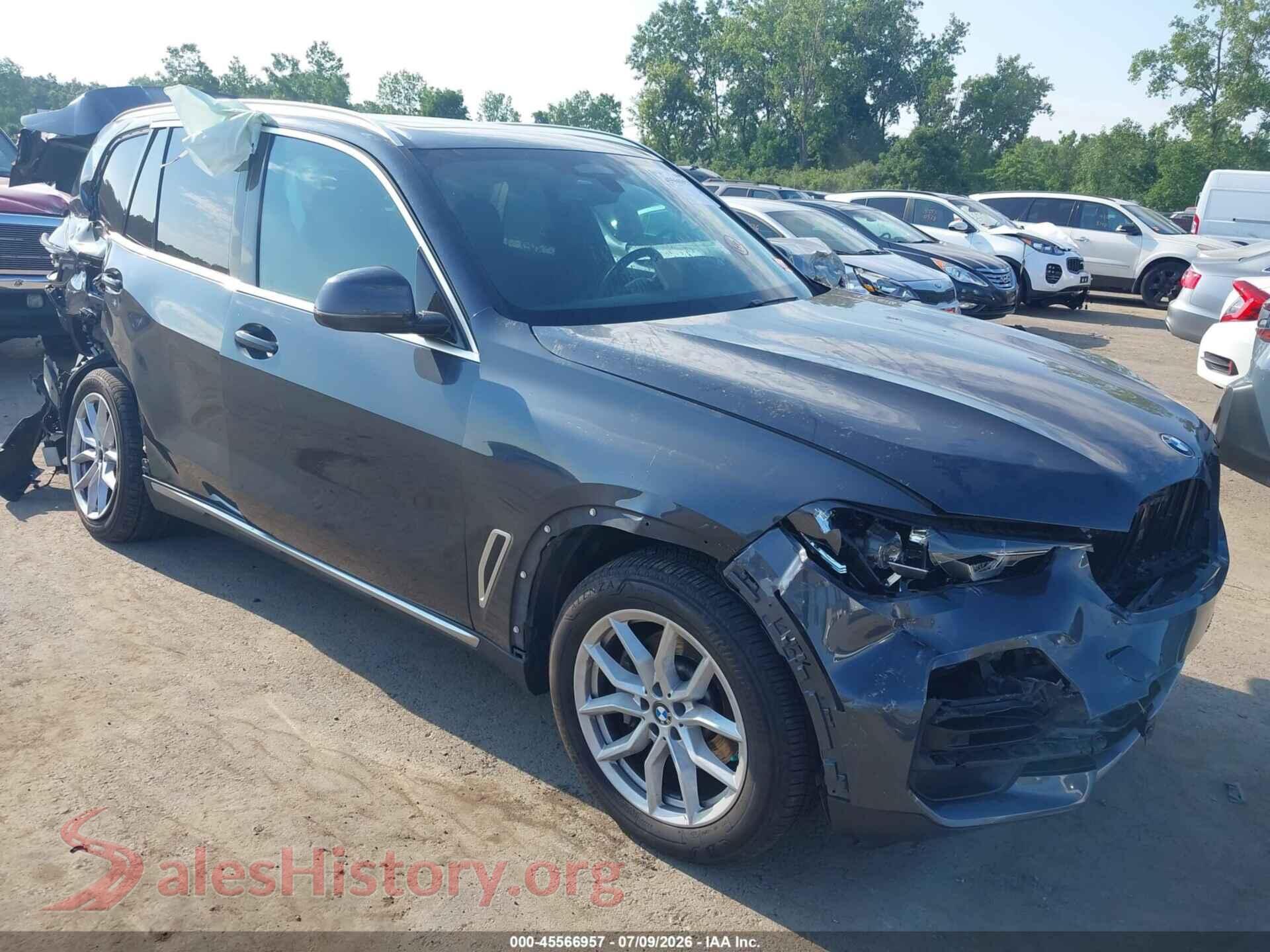 2022 BMW X5 — VIN 5UXCR6C04N9J78934