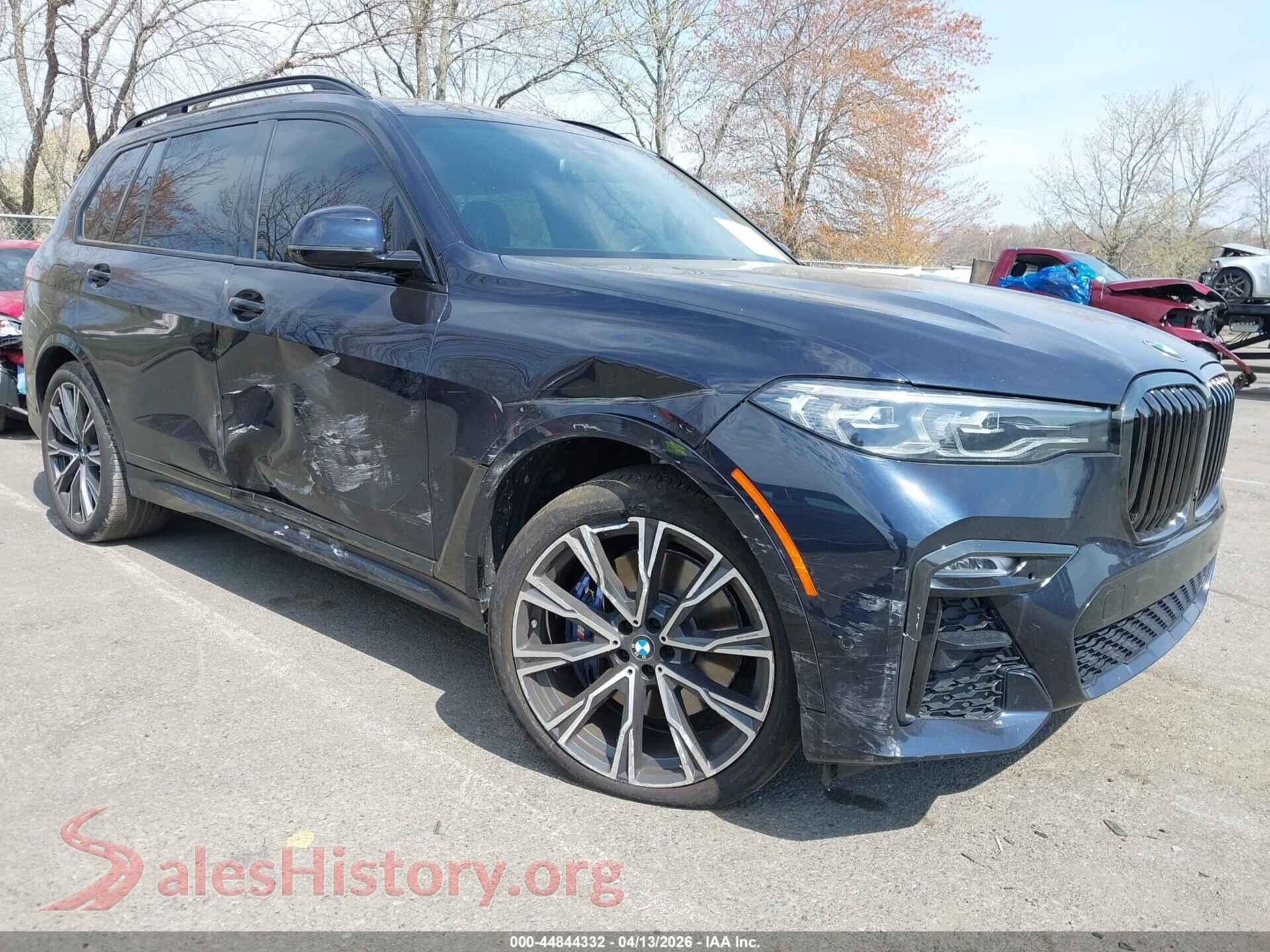 2021 BMW X7 — VIN 5UXCW2C01M9H45488