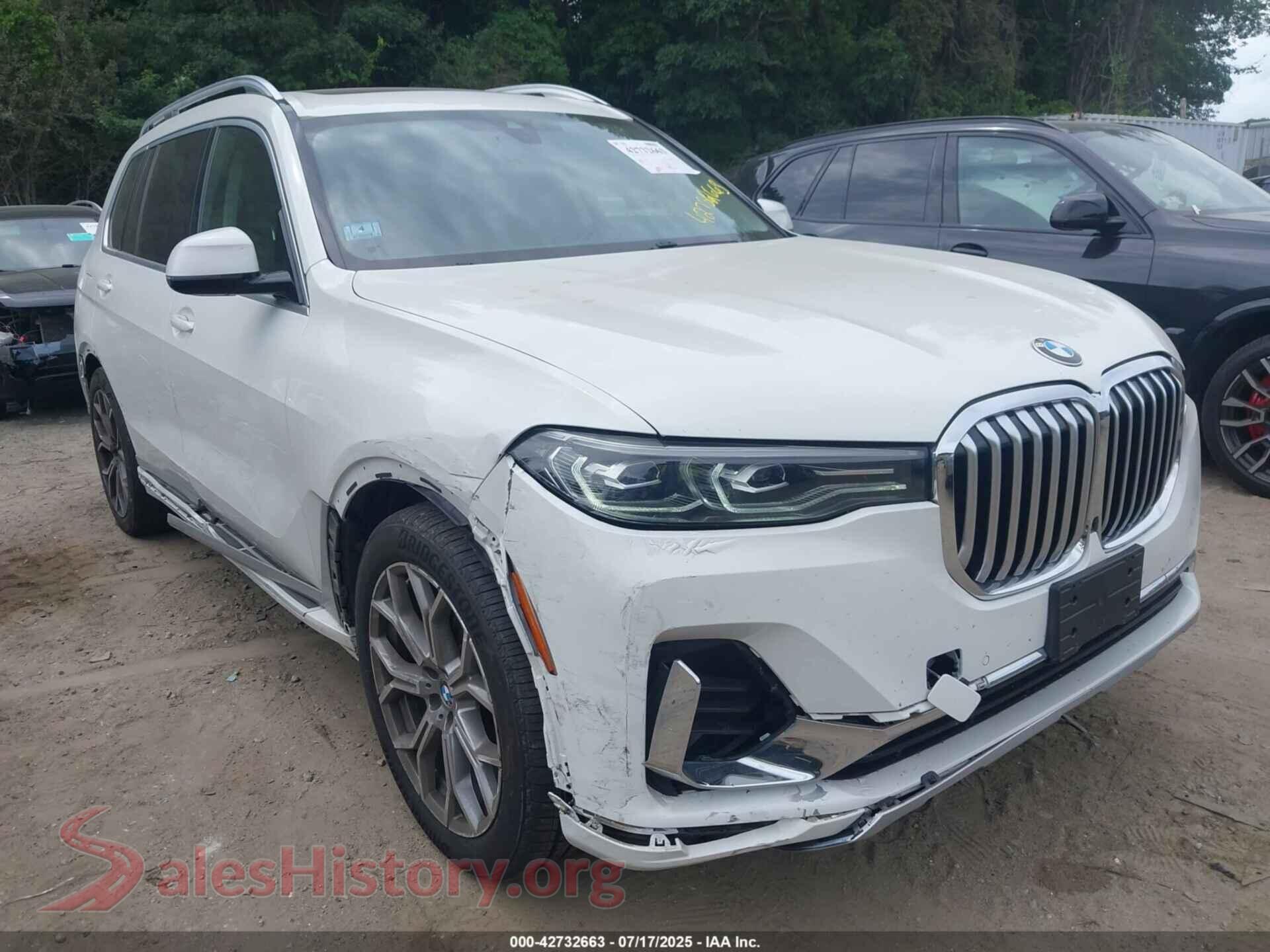 2020 BMW X7 — VIN 5UXCW2C02L9A03745