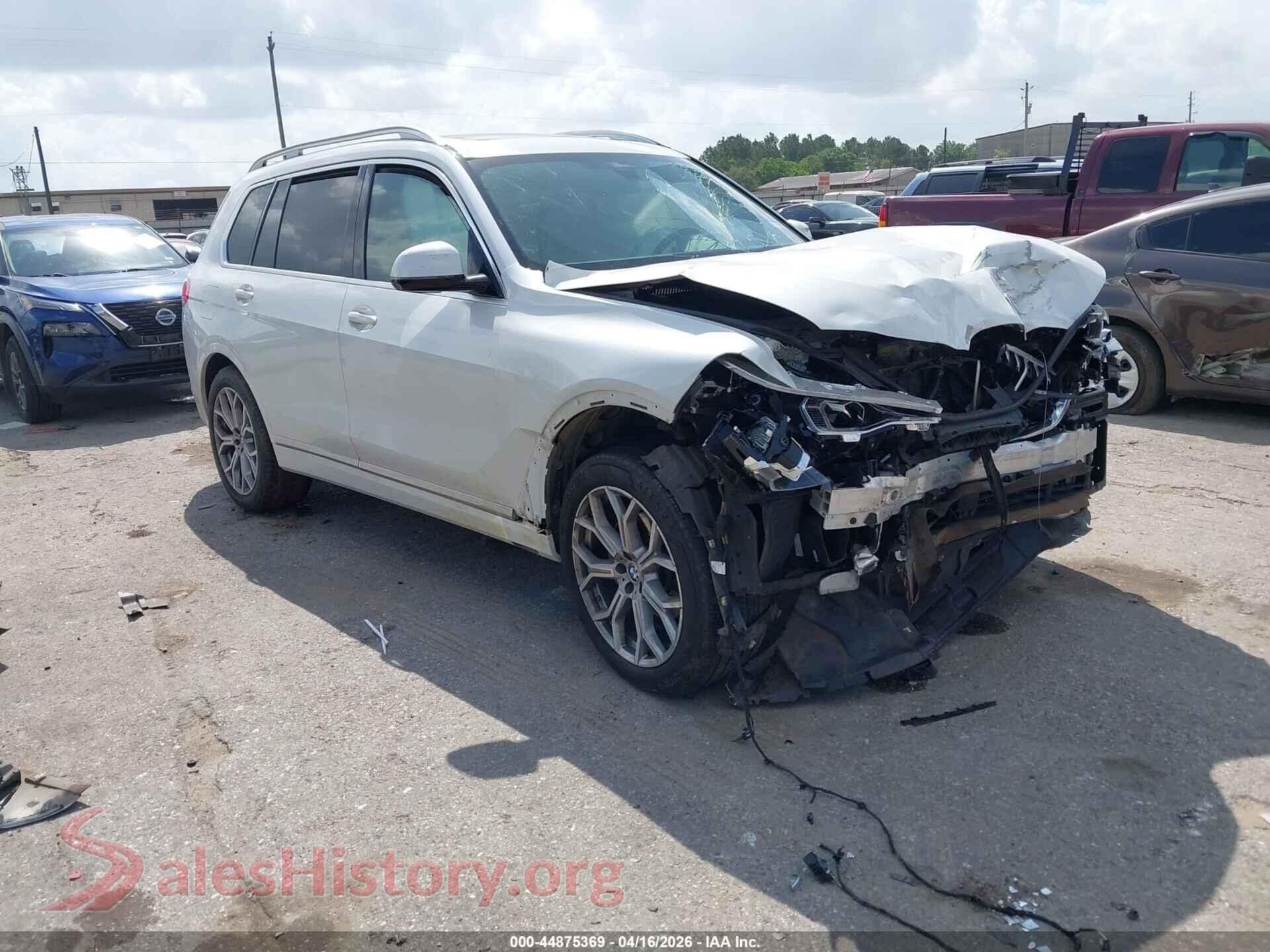 2021 BMW X7 — VIN 5UXCW2C06M9G77687