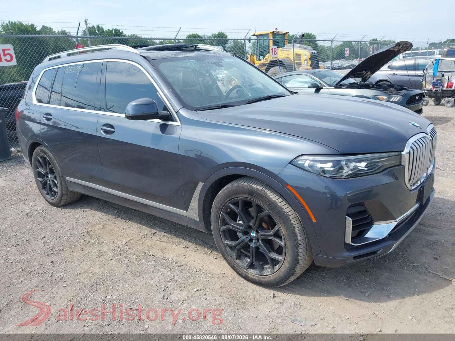 2020 BMW X7 — VIN 5UXCW2C08L9B32167