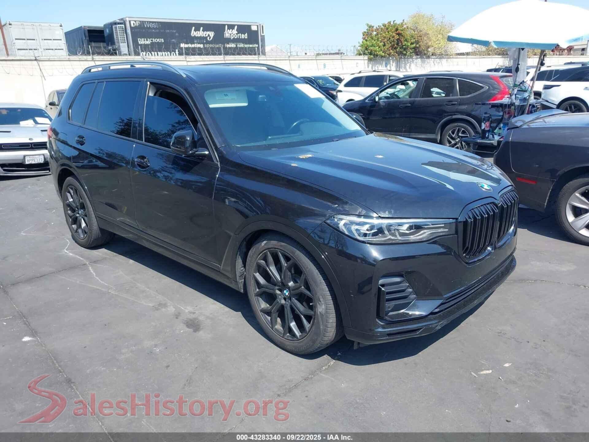 2019 BMW X7 — VIN 5UXCW2C59KL080865
