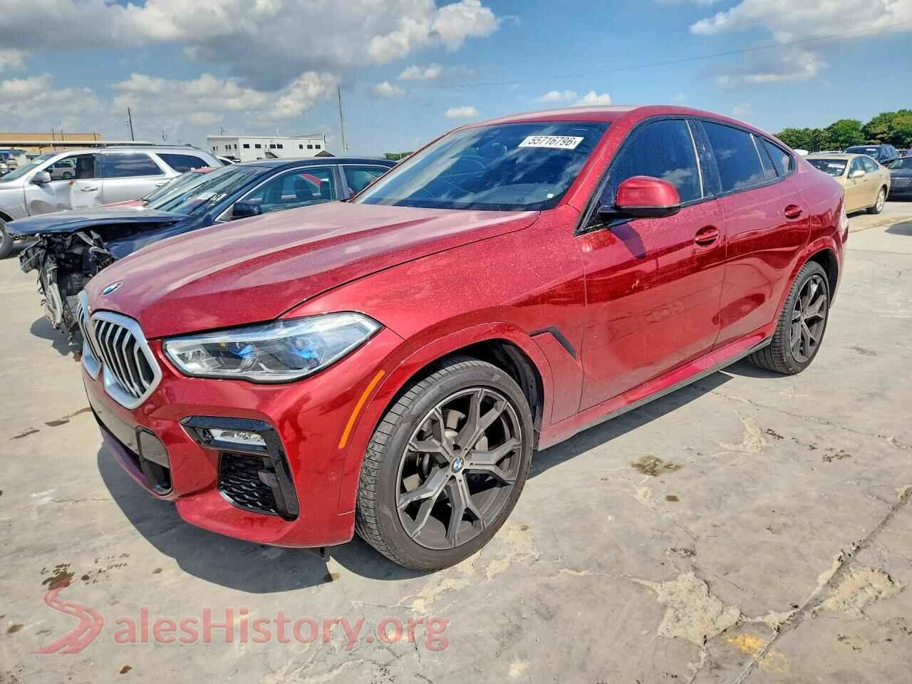 2021 BMW X6 — VIN 5UXCY6C01M9G25210