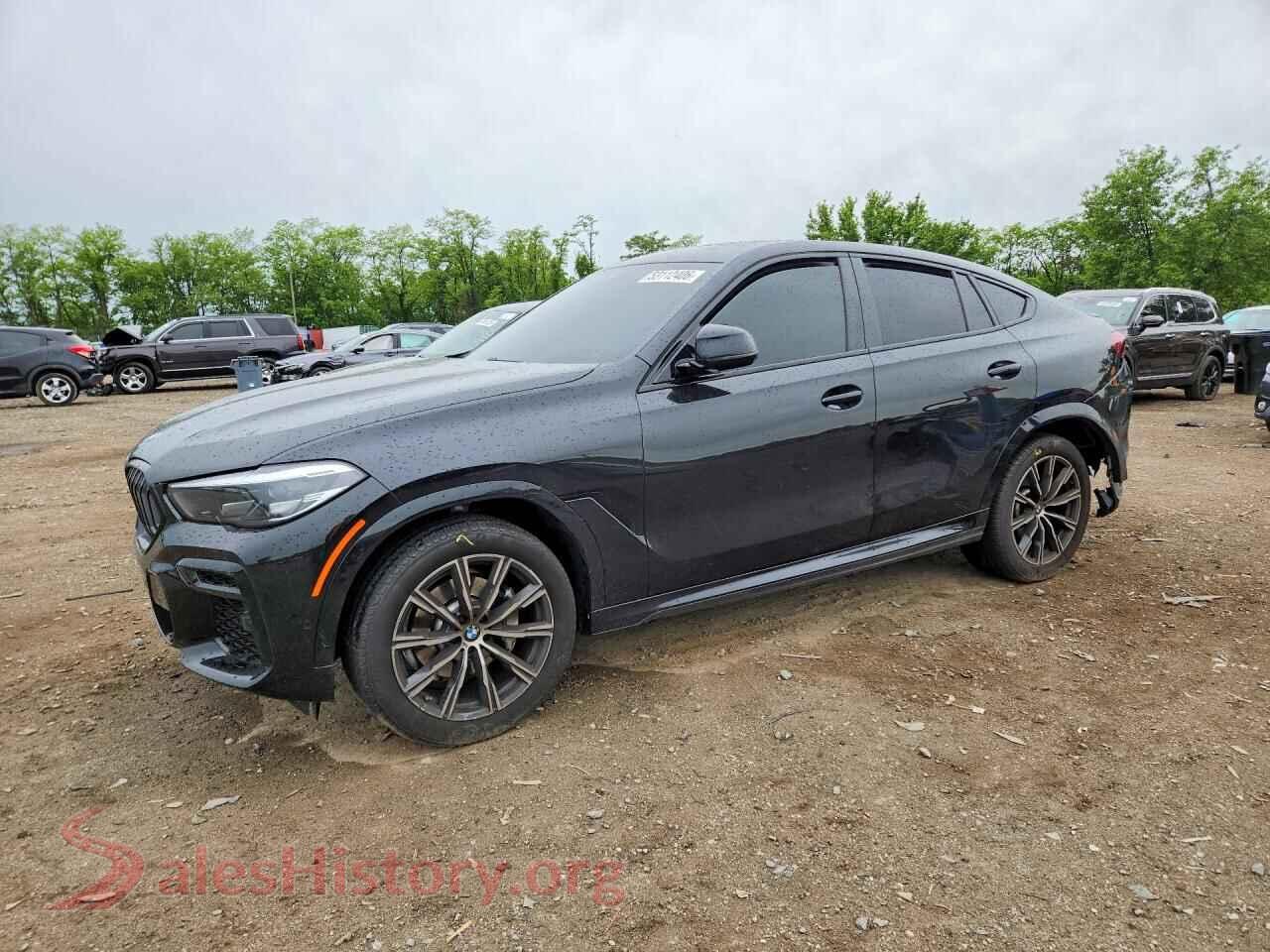 2022 BMW X6 — VIN 5UXCY6C01N9K85524
