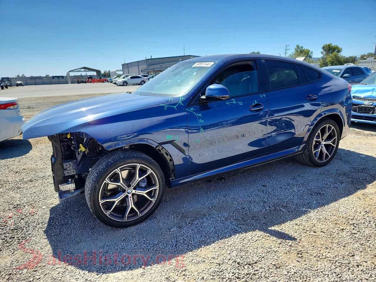 2022 BMW X6 — VIN 5UXCY6C01N9M19626