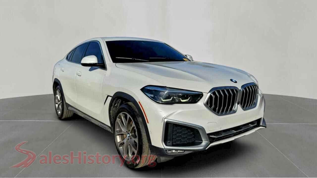 2021 BMW X6 — VIN 5UXCY6C03M9E61751