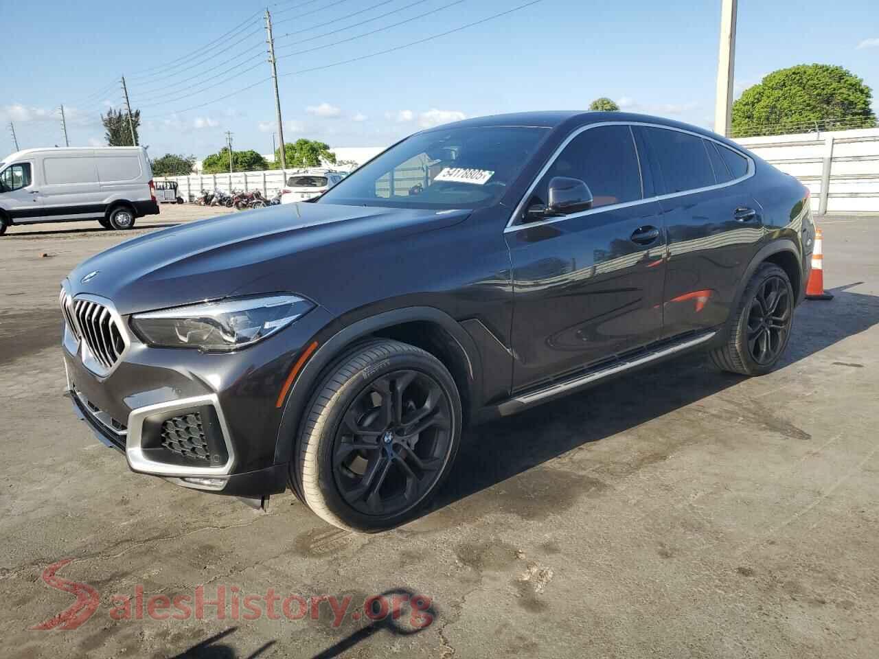 2021 BMW X6 — VIN 5UXCY6C05M9E24569