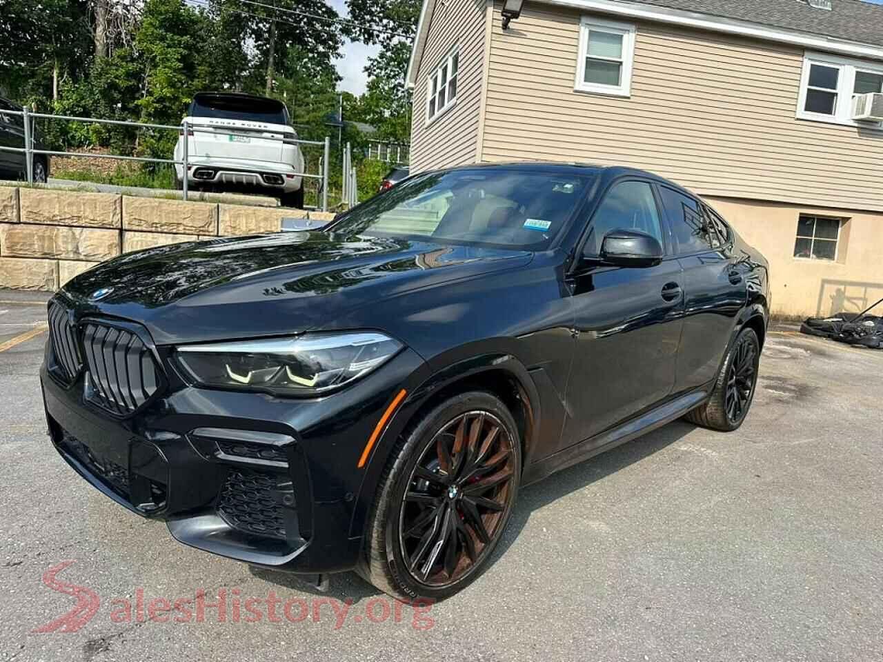 2022 BMW X6 — VIN 5UXCY6C05N9L63884