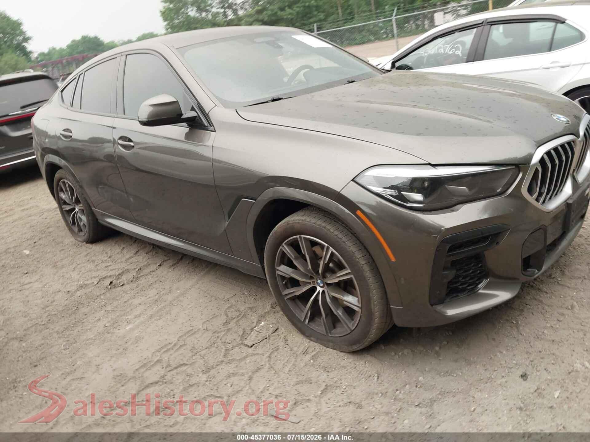 2023 BMW X6 — VIN 5UXCY6C07P9N47002