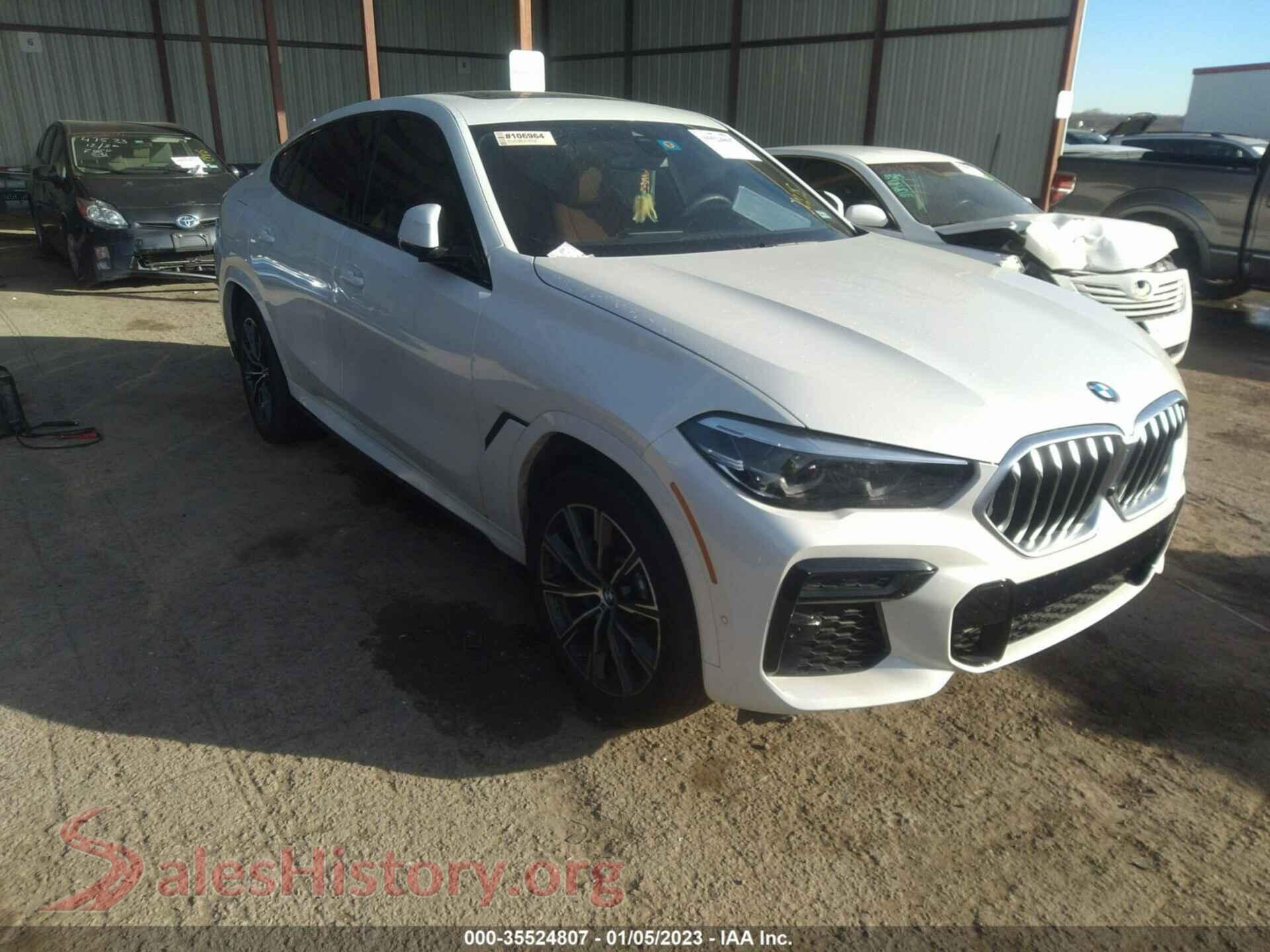 2023 BMW X6 — VIN 5UXCY6C08P9N44478