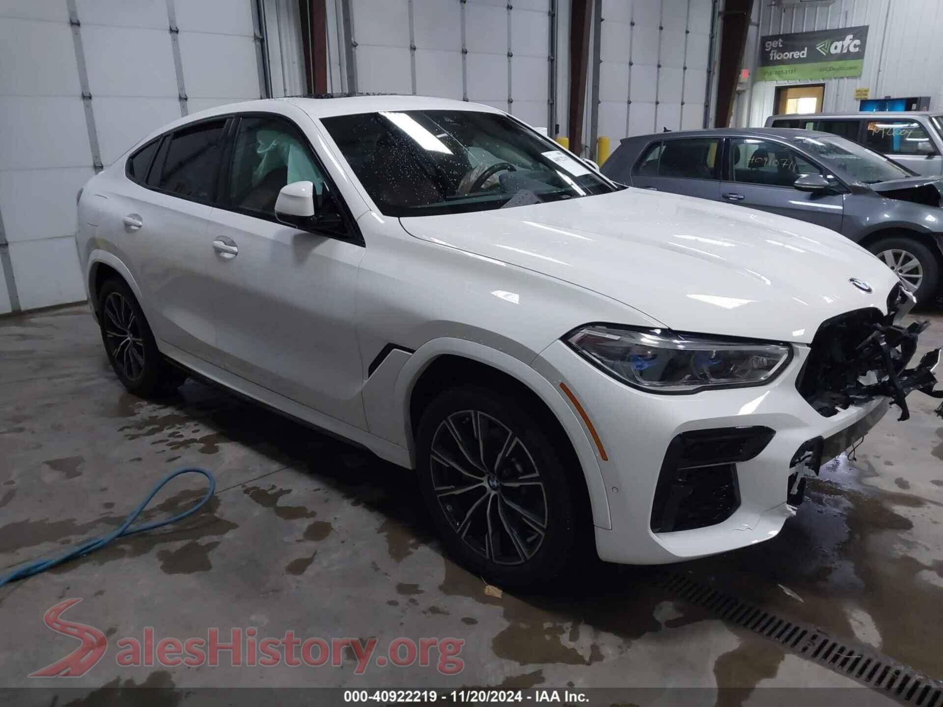 2022 BMW X6 — VIN 5UXCY6C09N9K31324