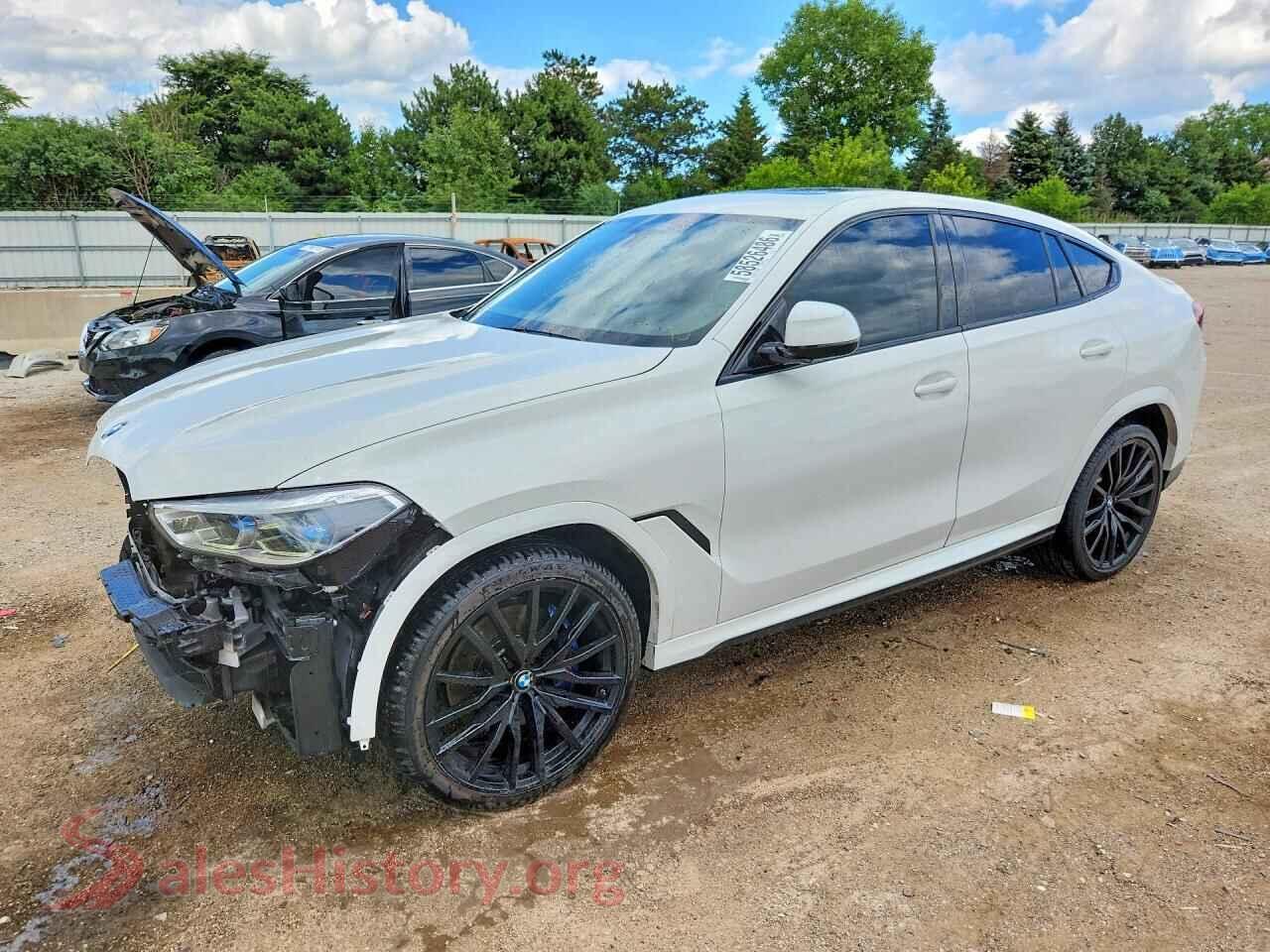 2021 BMW X6 — VIN 5UXCY6C0XM9E28374