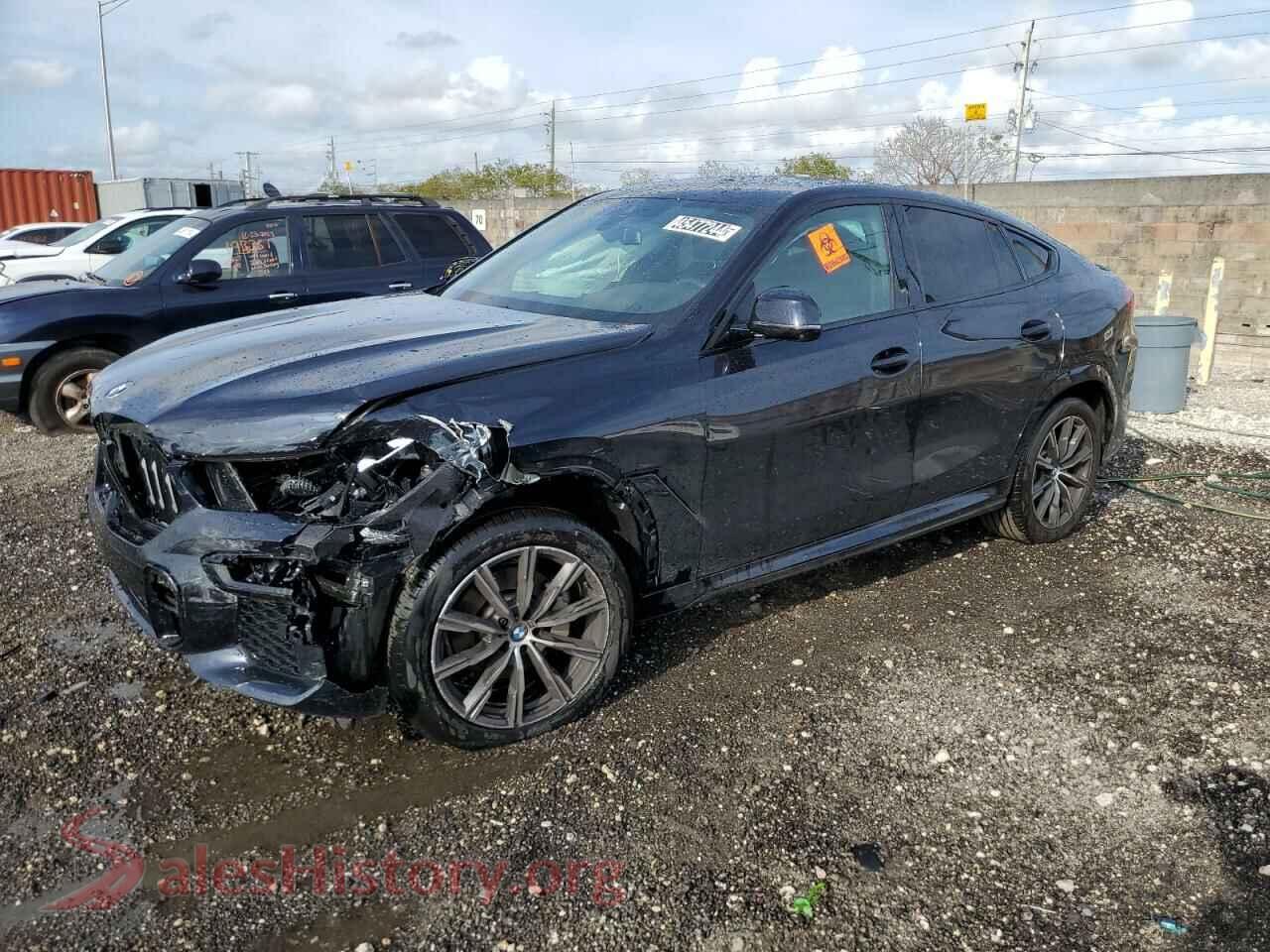 2022 BMW X6 — VIN 5UXCY6C0XN9M91554