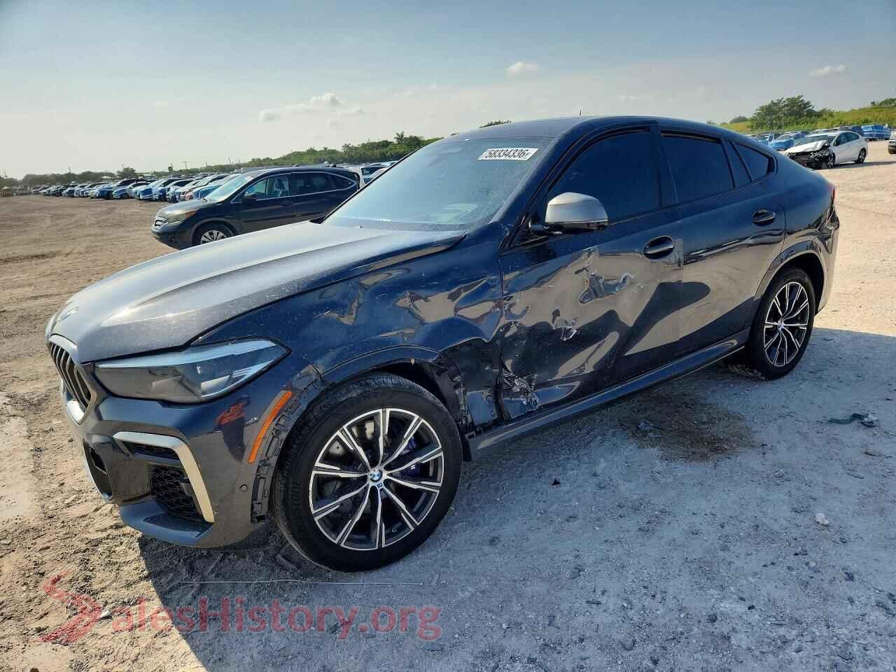 2022 BMW X6 — VIN 5UXCY8C0XN9J48223