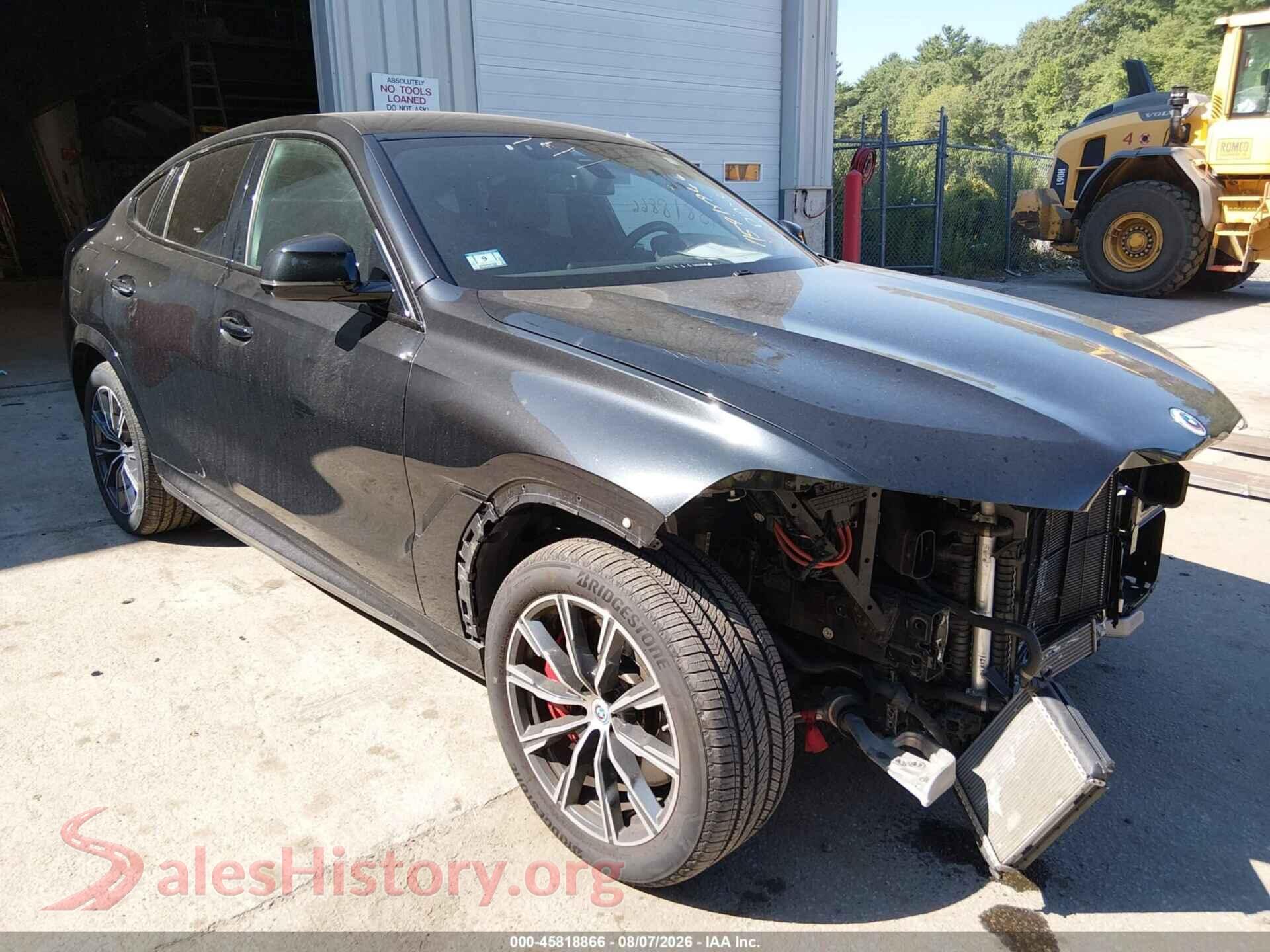 2023 BMW X6 — VIN 5UXCY8C0XP9N77316