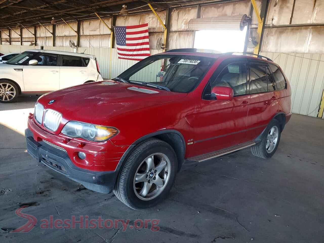 2004 BMW X5 — VIN 5UXFB53534LV07356