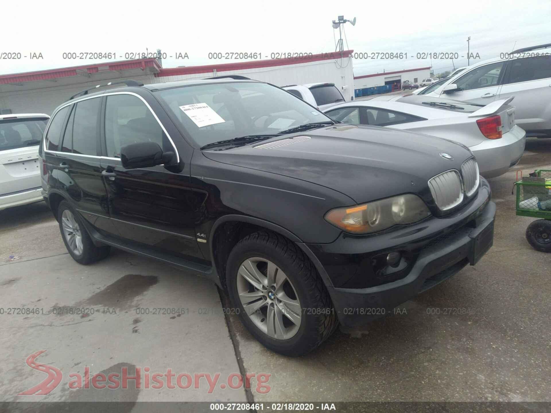 2005 BMW X5 — VIN 5UXFB53585LV11212