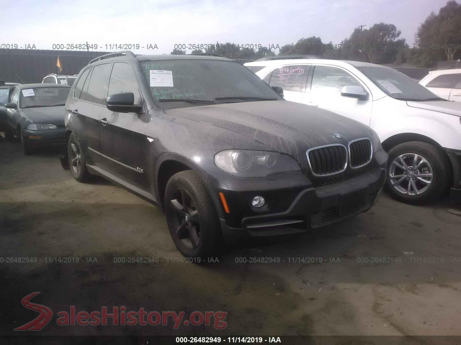 2008 BMW X5 — VIN 5UXFE435X8L020212
