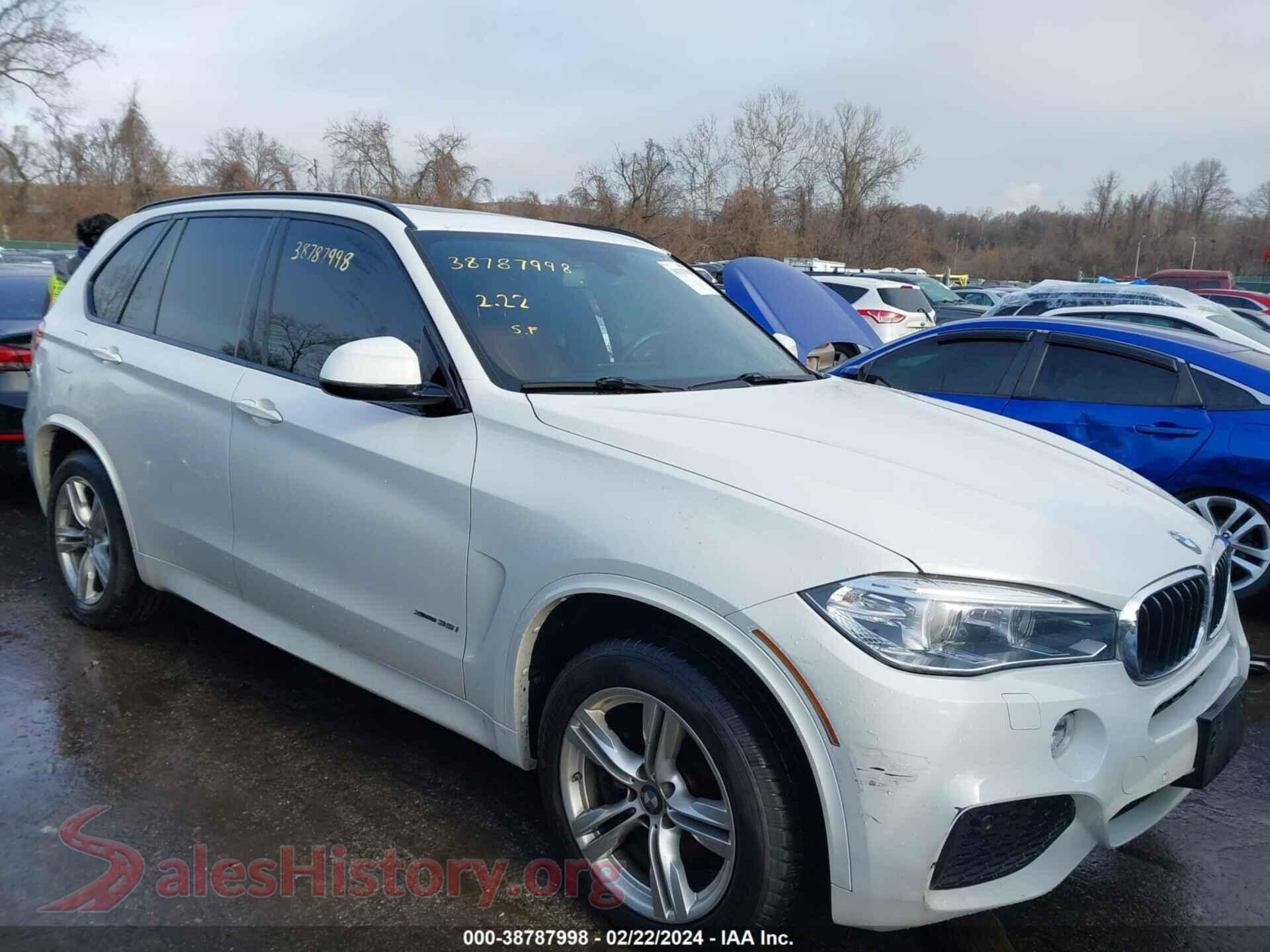2017 BMW X5 — VIN 5UXKR0C37H0V70138