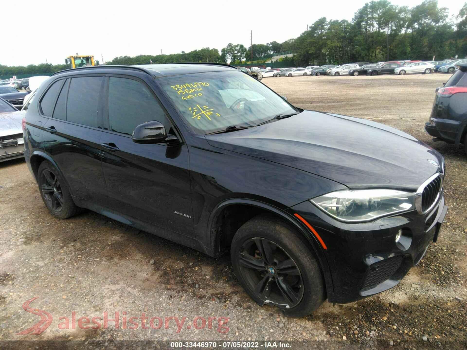 2015 BMW X5 — VIN 5UXKR0C50F0P17933