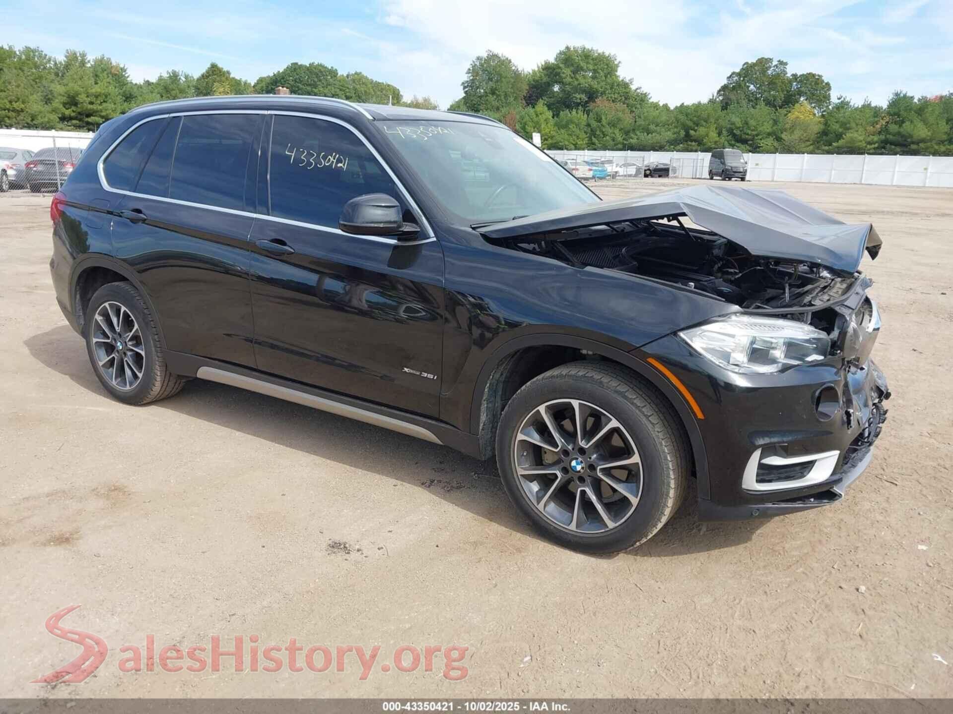 2018 BMW X5 — VIN 5UXKR0C53J0X90013