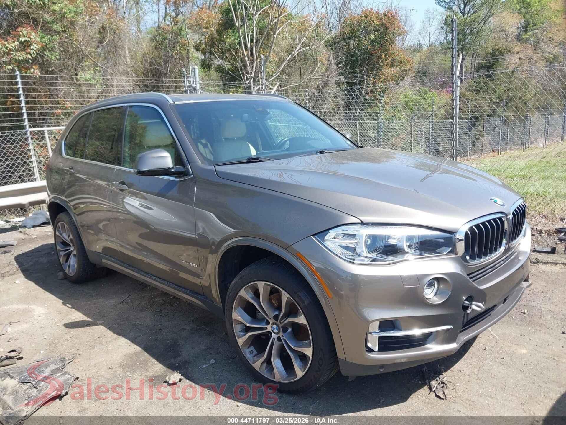 2017 BMW X5 — VIN 5UXKR0C59H0V49762