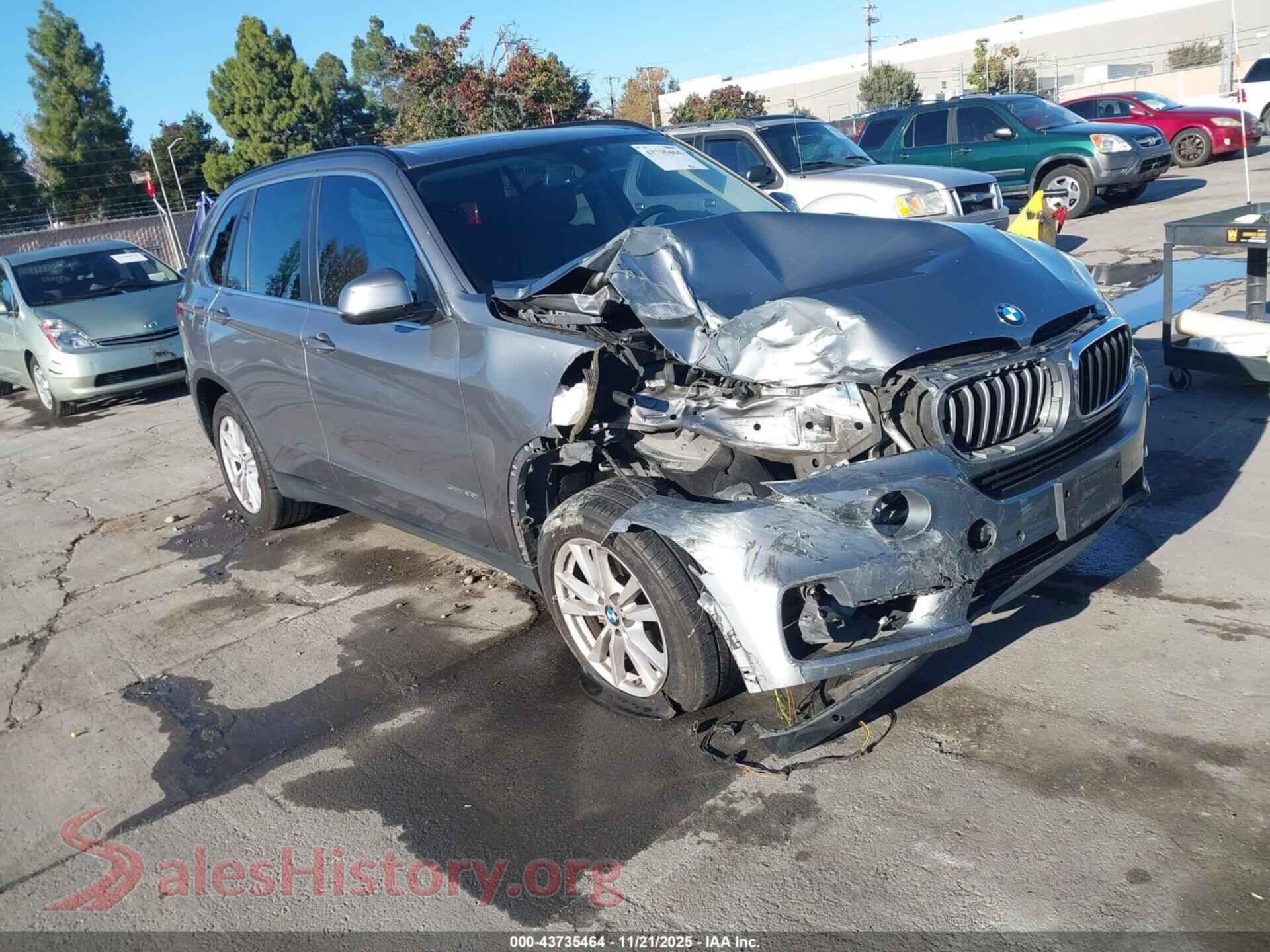 2015 BMW X5 — VIN 5UXKR2C53F0H37348