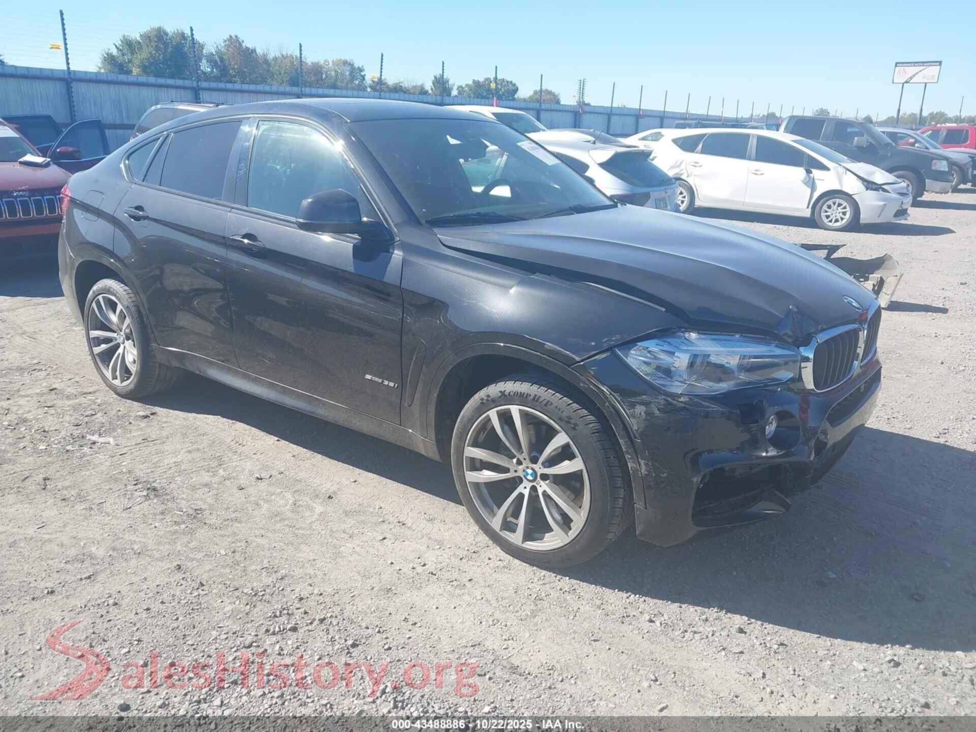 2016 BMW X6 — VIN 5UXKU0C50G0F92855