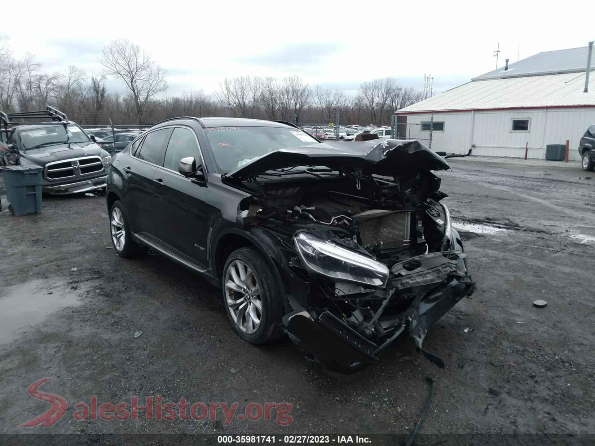 2015 BMW X6 — VIN 5UXKU2C52F0F94777