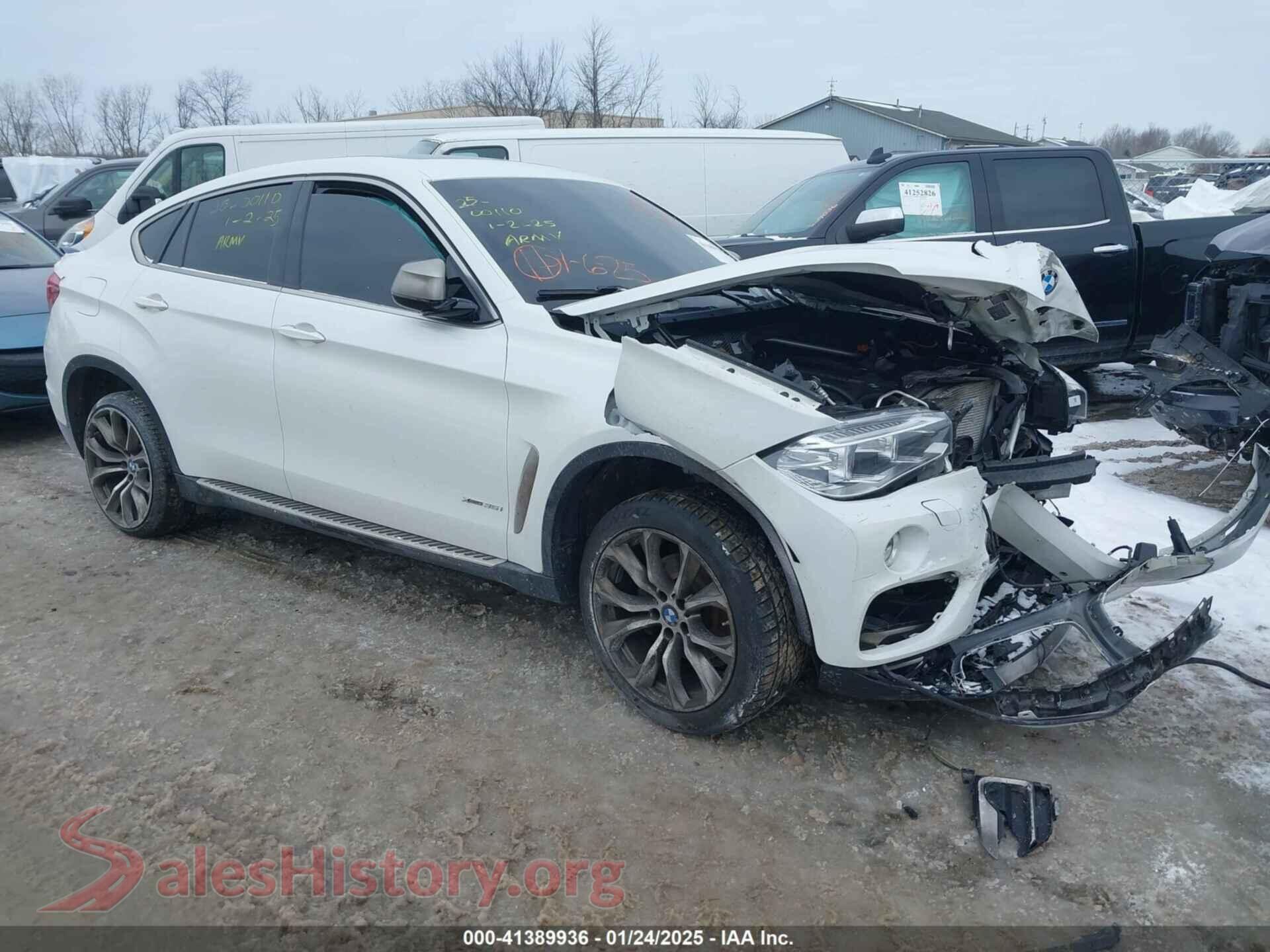 2016 BMW X6 — VIN 5UXKU2C52G0N83132