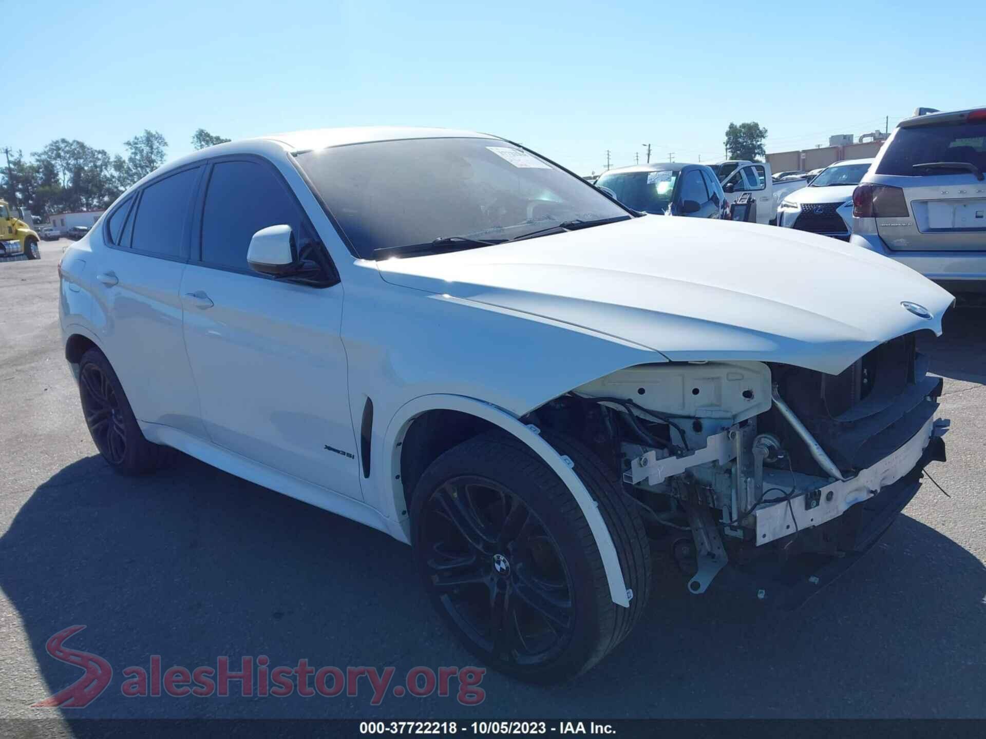 2018 BMW X6 — VIN 5UXKU2C52J0X50449