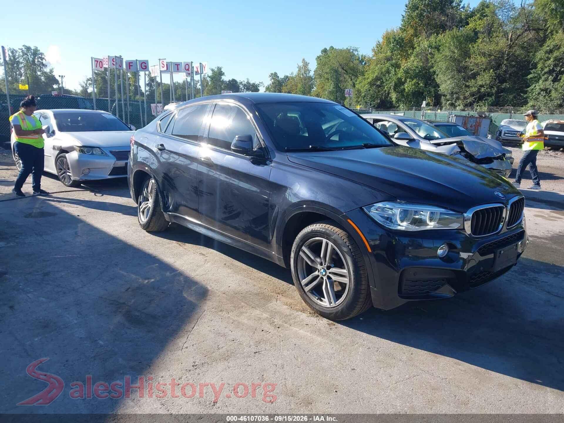 2016 BMW X6 — VIN 5UXKU2C53G0N82233