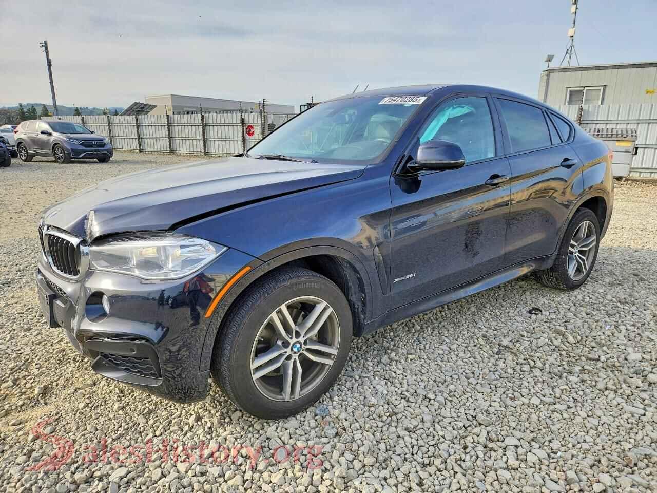 2018 BMW X6 — VIN 5UXKU2C56J0X50289