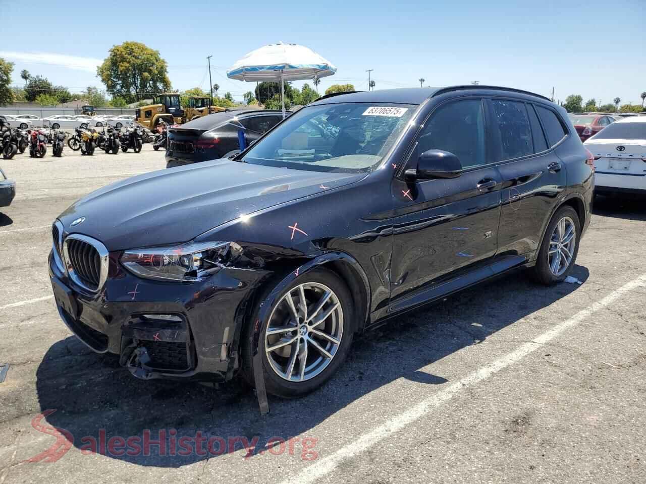 2019 BMW X3 — VIN 5UXTR7C55KLF27733