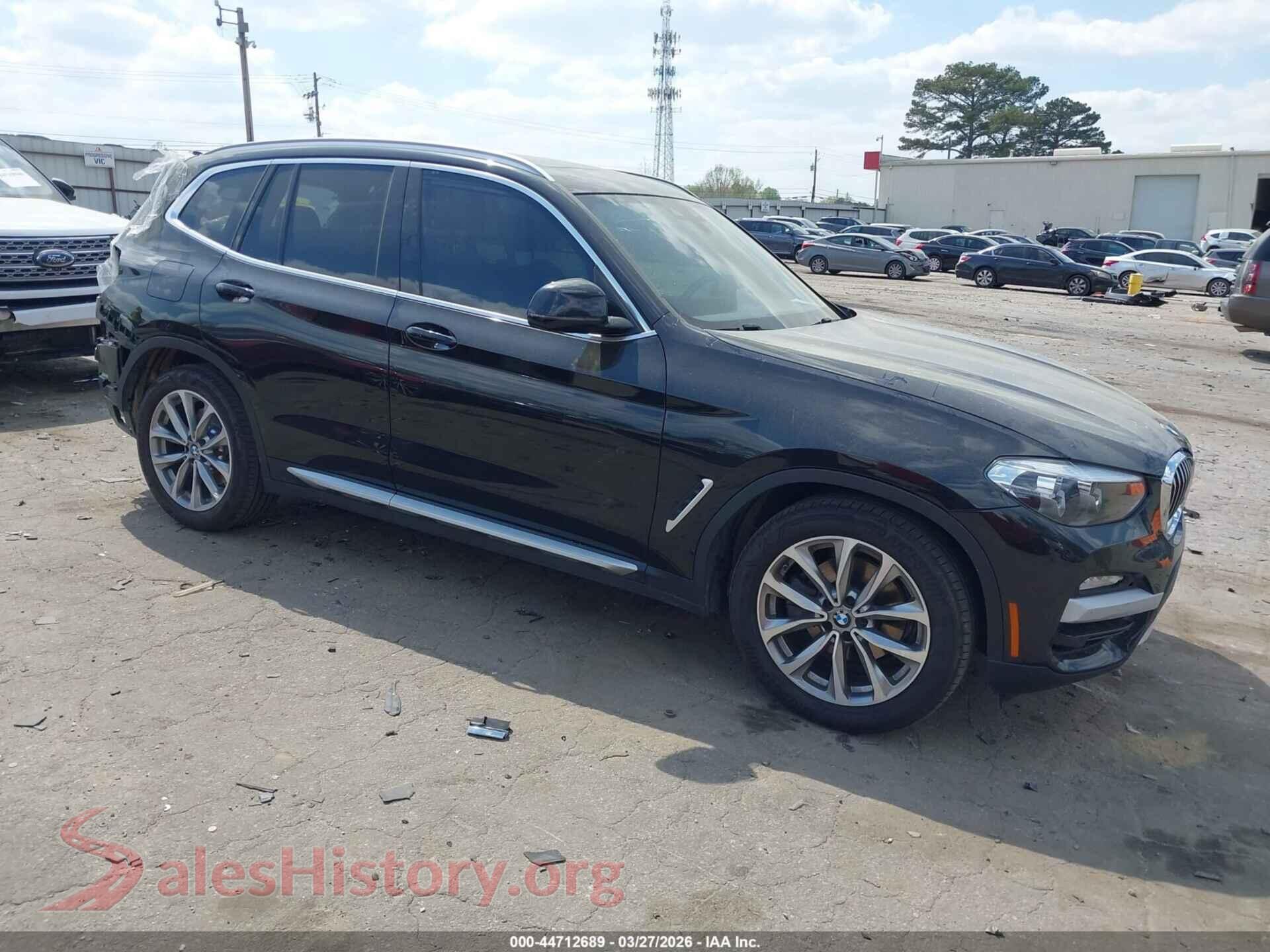 2019 BMW X3 — VIN 5UXTR7C58KLE96929