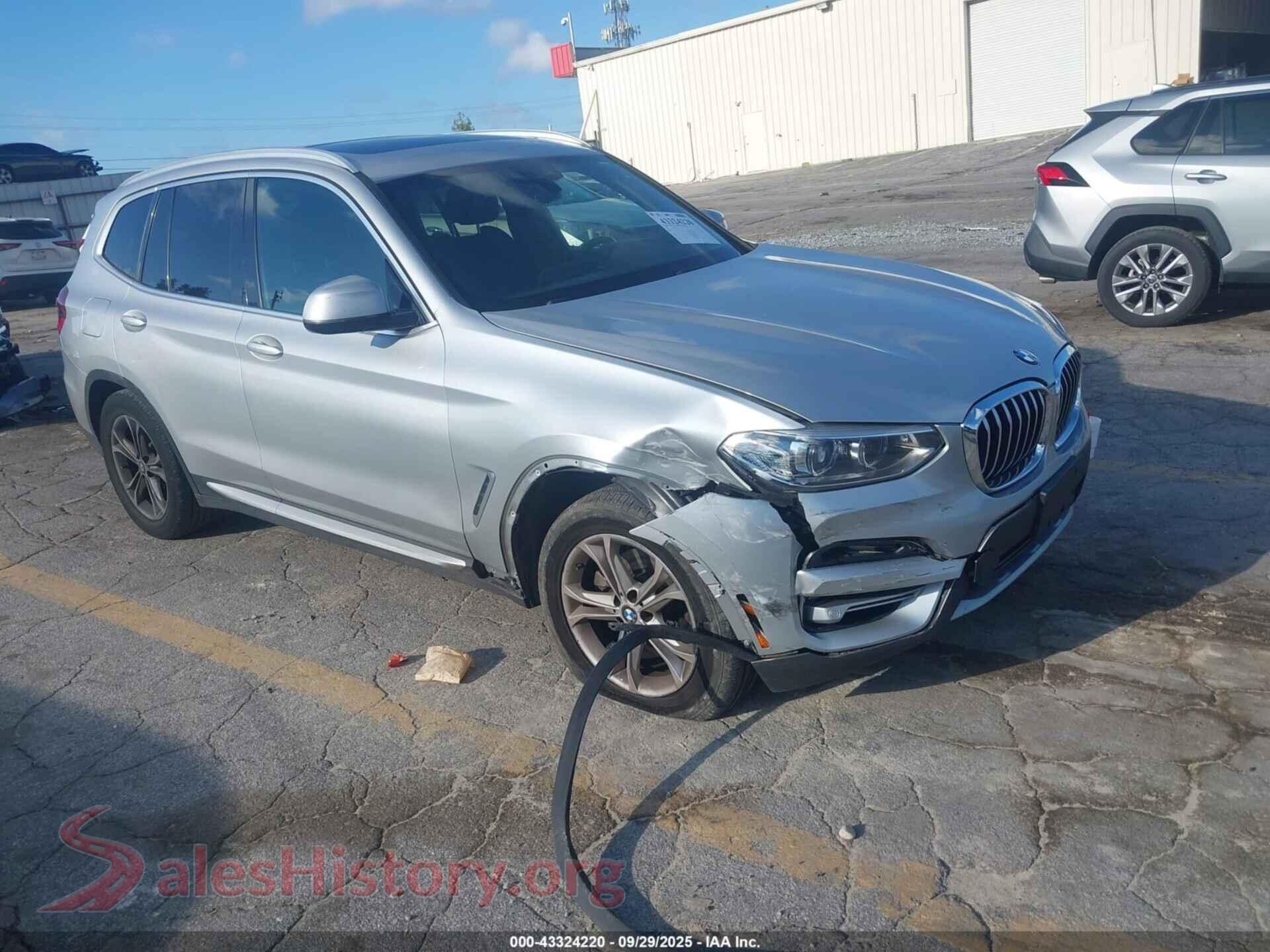 2021 BMW X3 — VIN 5UXTY3C01M9H42767
