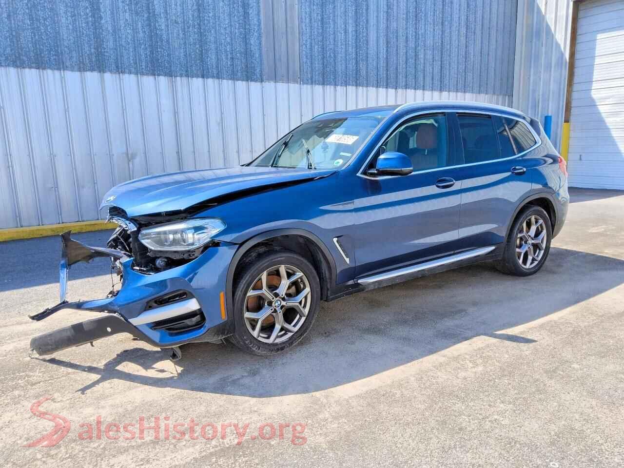 2020 BMW X3 — VIN 5UXTY3C04L9D65270
