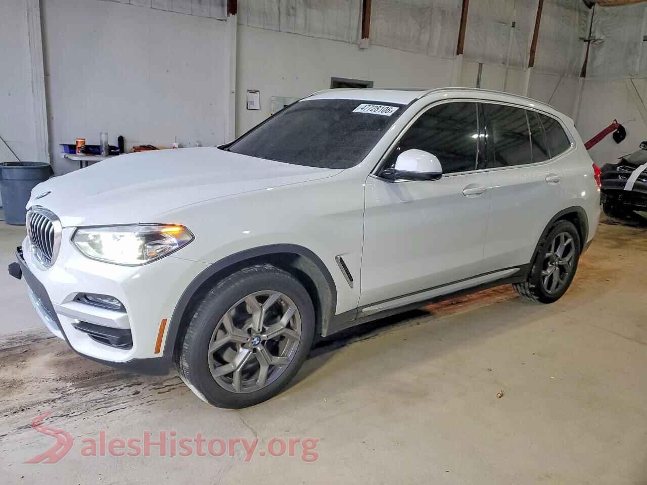 2021 BMW X3 — VIN 5UXTY5C06M9F13030