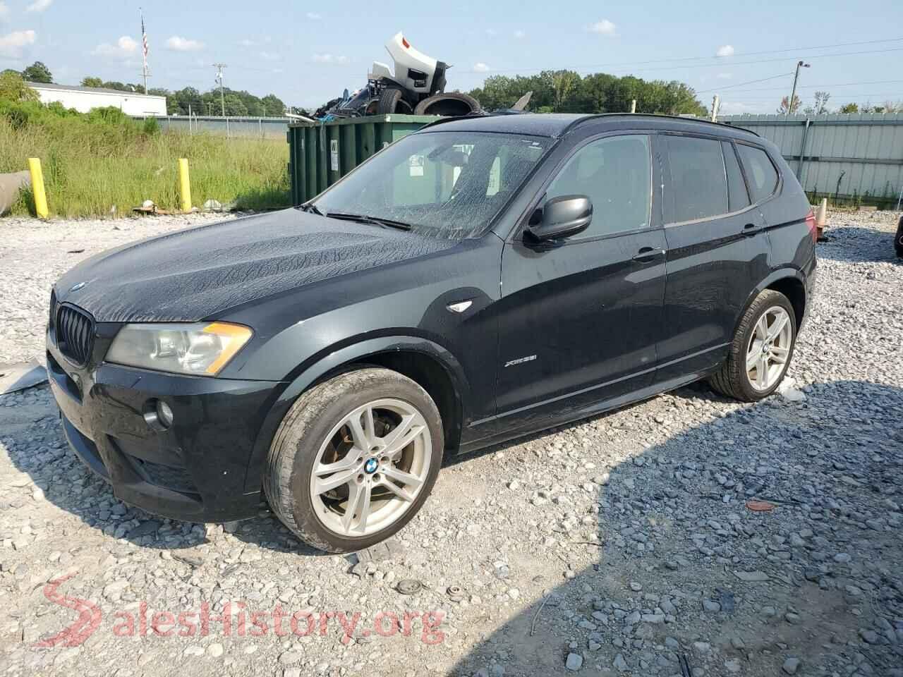 2012 BMW X3 — VIN 5UXWX7C50CL975749