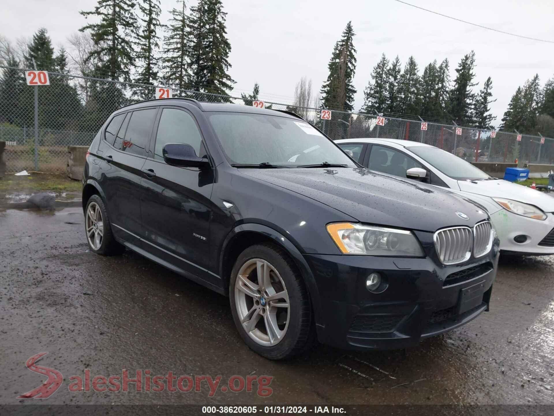 2014 BMW X3 — VIN 5UXWX7C55E0E79661