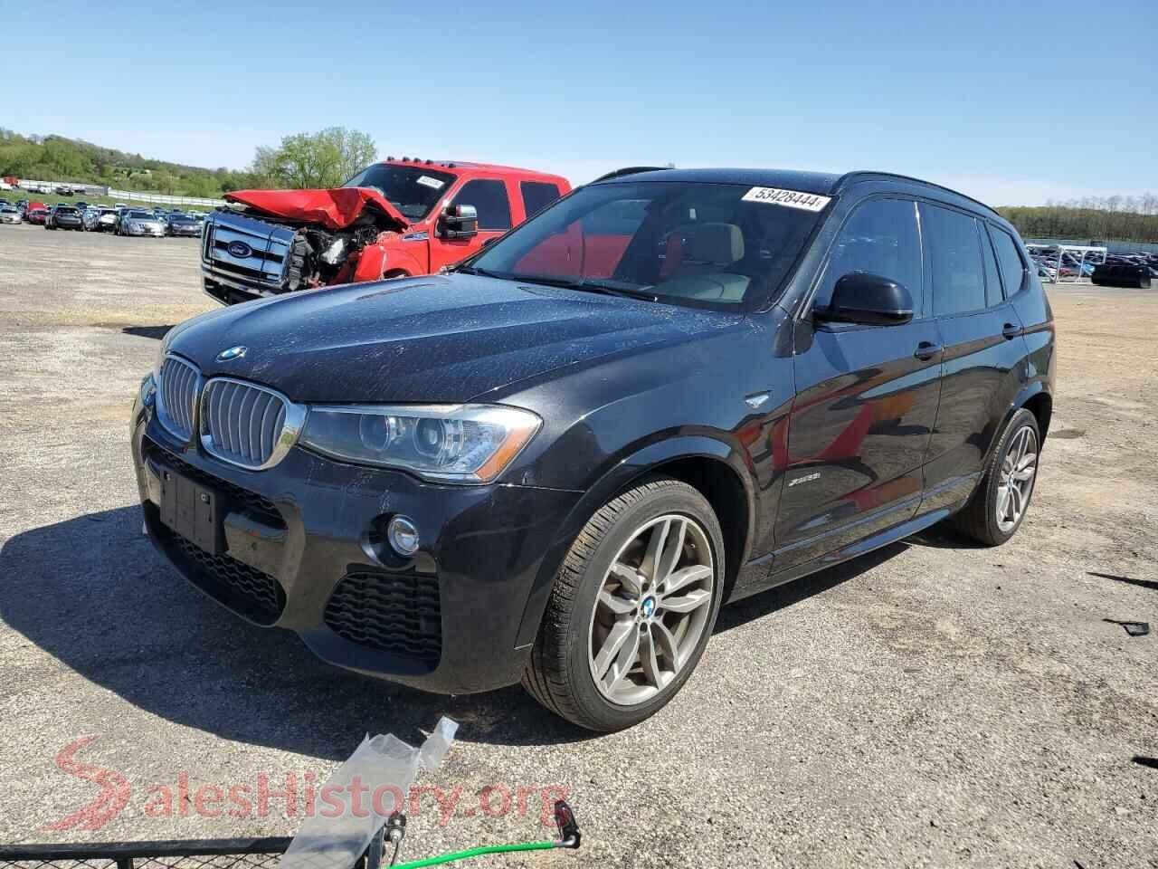 2016 BMW X3 — VIN 5UXWX7C55G0R17434