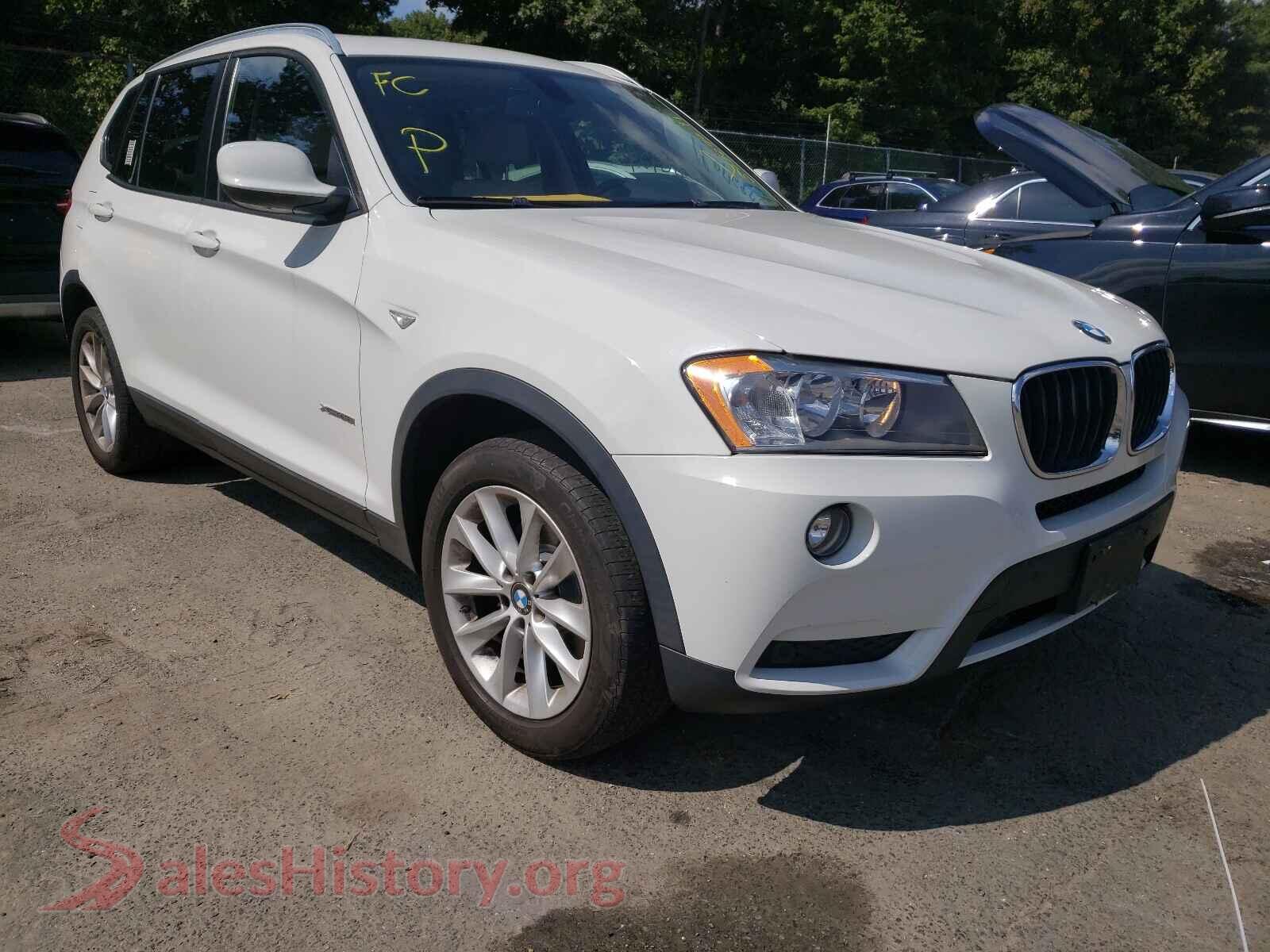 2013 BMW X3 — VIN 5UXWX9C50D0A08012
