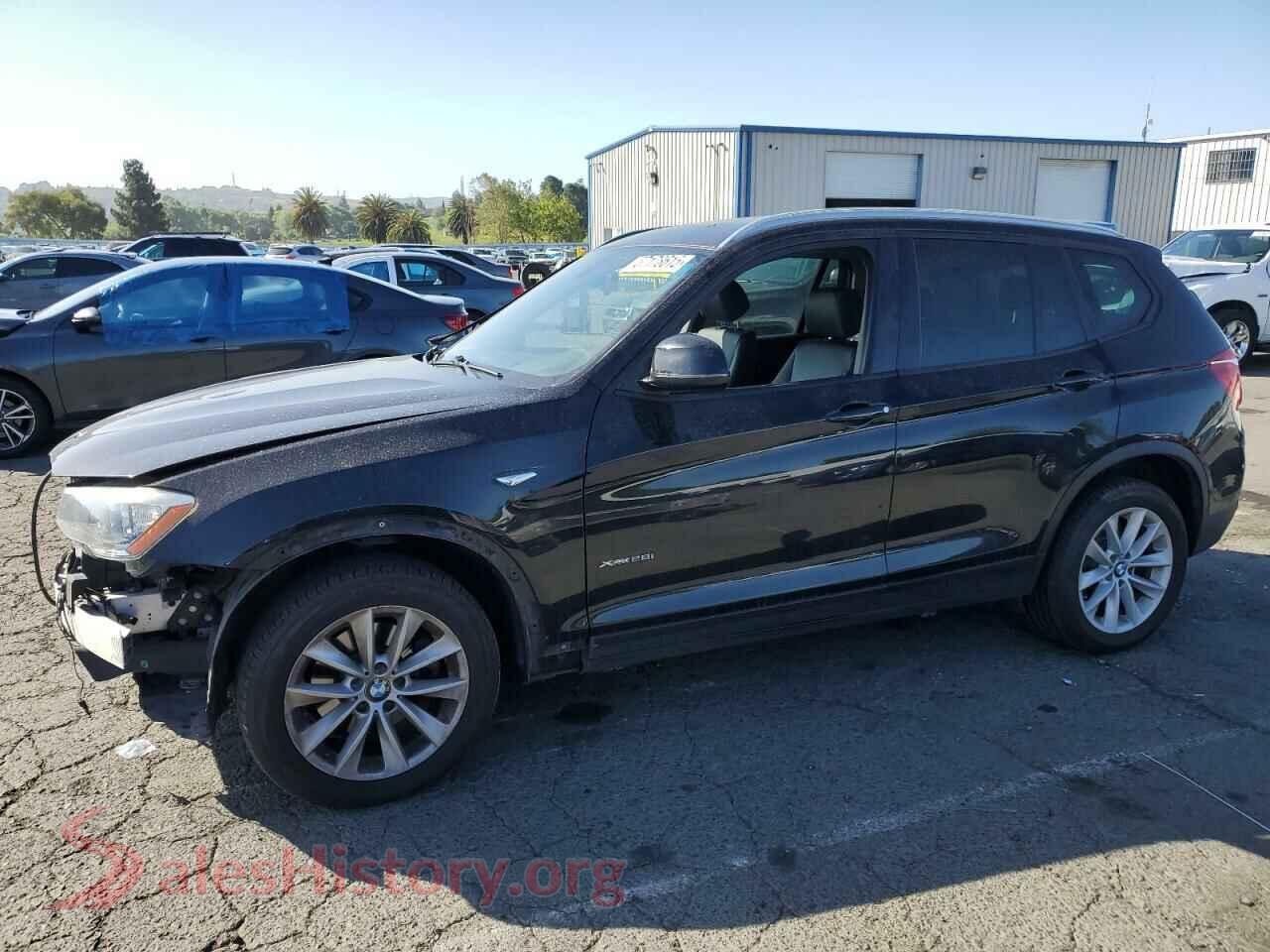 2017 BMW X3 — VIN 5UXWX9C51H0T12274