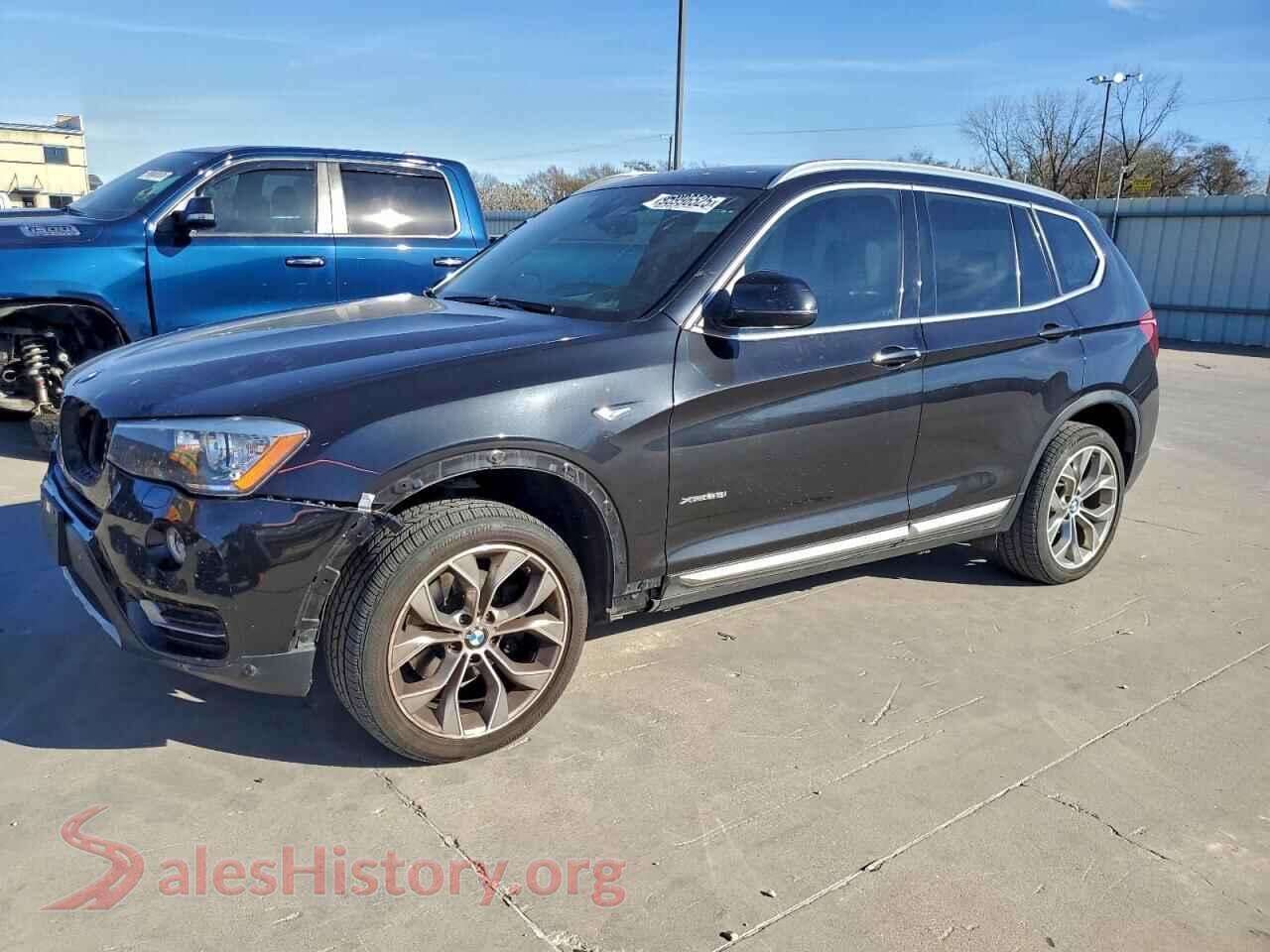 2017 BMW X3 — VIN 5UXWX9C52H0D96074