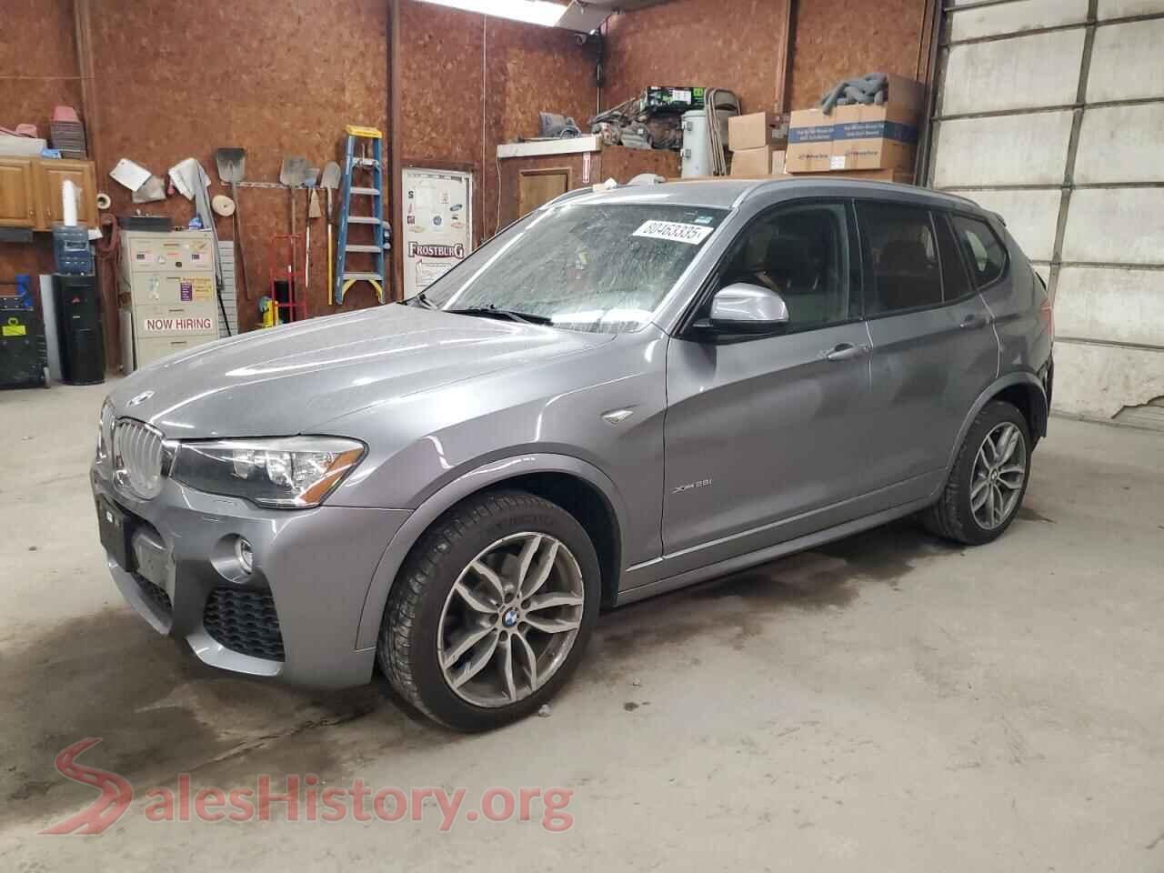 2016 BMW X3 — VIN 5UXWX9C53G0D92176