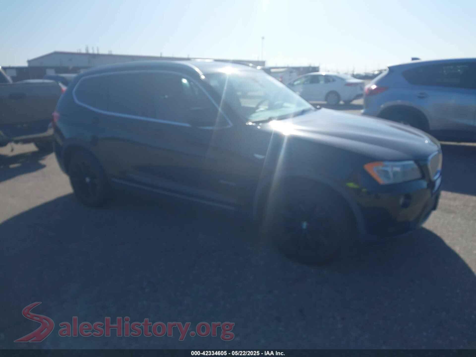 2014 BMW X3 — VIN 5UXWX9C55E0D27262