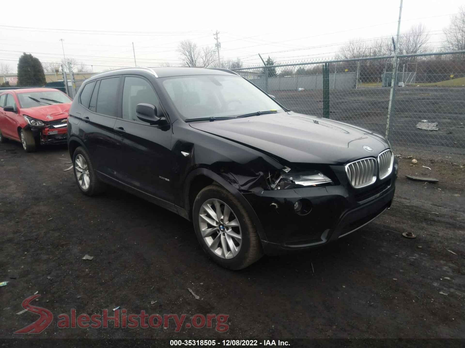 2014 BMW X3 — VIN 5UXWX9C56E0D40361