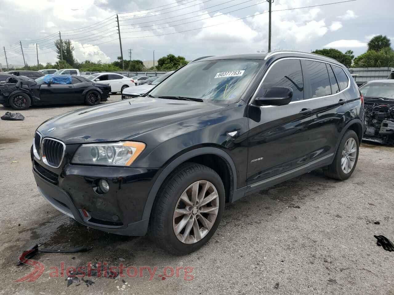 2013 BMW X3 — VIN 5UXWX9C57DLK59735