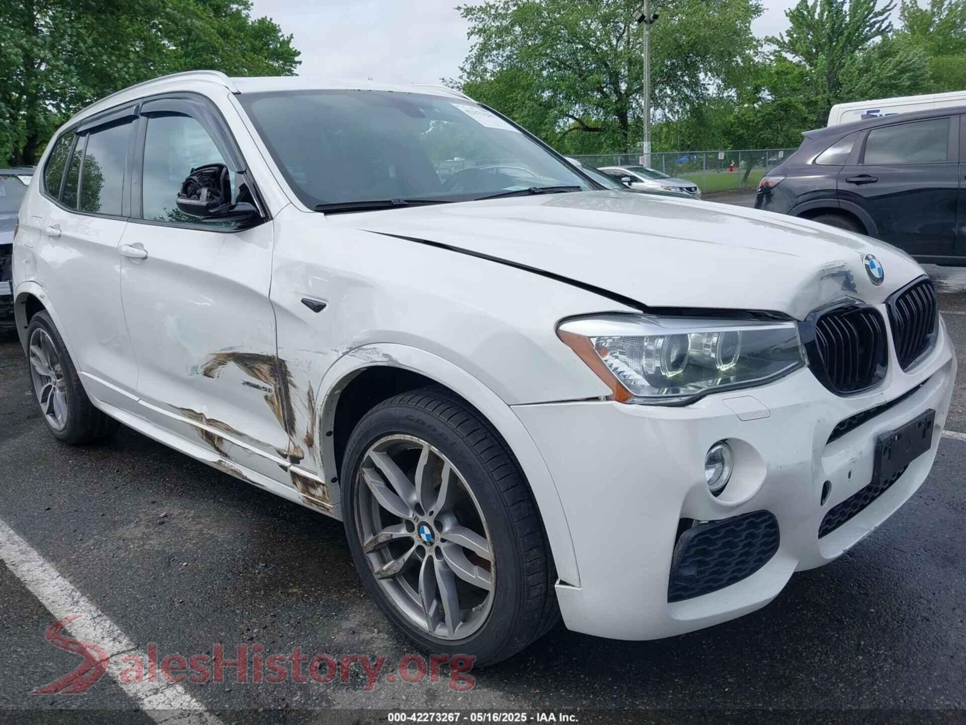 2015 BMW X3 — VIN 5UXWX9C57F0D49152