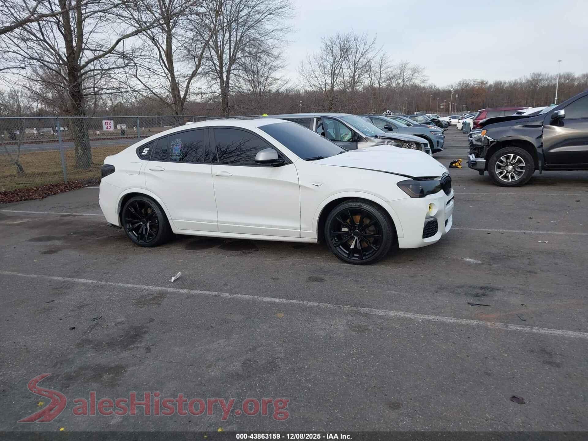 2017 BMW X4 — VIN 5UXXW7C35H0W63683